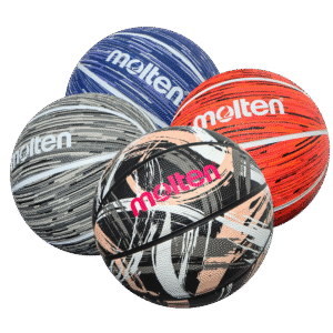 KIT BALÓN DE BÁSQUETBOL MOLTEN GRAPHICS SERIES No.7 B7F1611-KP + 1 B7F1600