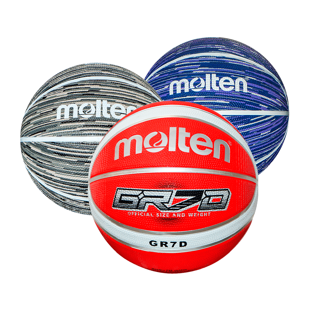 KIT BALÓN DE BÁSQUETBOL MOLTEN BGRX7D-WRW No.7 + 1 B7F1600 1 KIT BALÓN DE BÁSQUETBOL MOLTEN BGRX7D-WRW No.7 + 1 B7F1600
